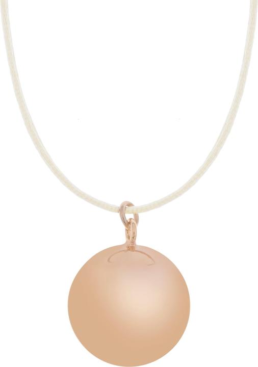 Proud MaMa Bola-Kugel / Schwangerschaftskette Sofie, Rose Gold (Silber)