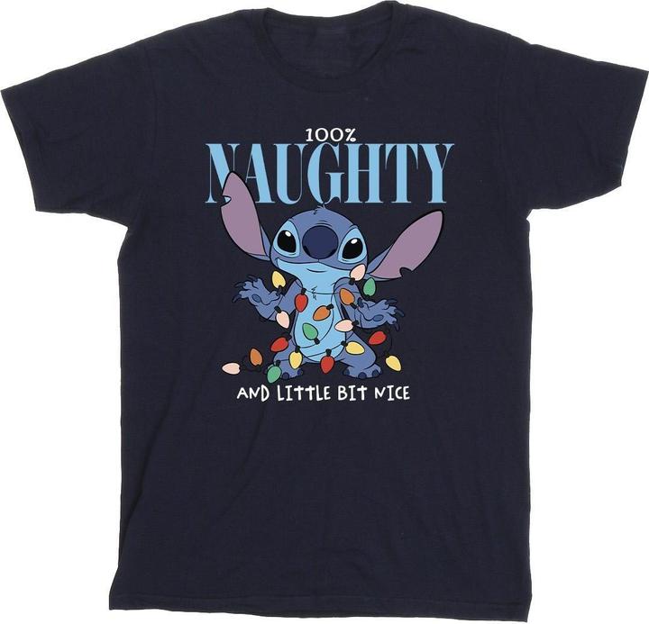 Image du produit Disney - T-shirt LILO & STITCH NAUGHTY & NICE - Homme (S)