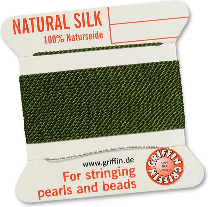 Produktbild Leyda Naturseide 2 Meter mit Nadel
