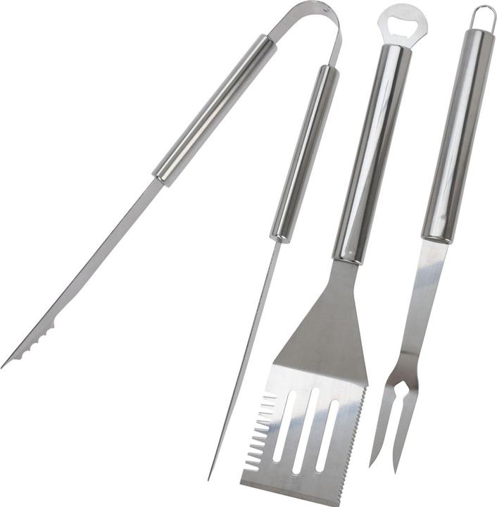 Vaggan Stainless steel barbecue cutlery, 3 pieces