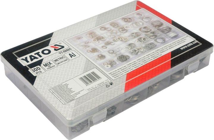 Produktbild Yato Aluminium Dichtringe Sortiment O-Ring 300 tlg. Unterlegscheiben