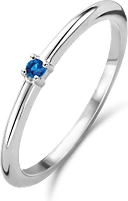 Produktbild Ti Sento Milano Ring mit blauem Crystal 12210DB (56, 925 Silber)