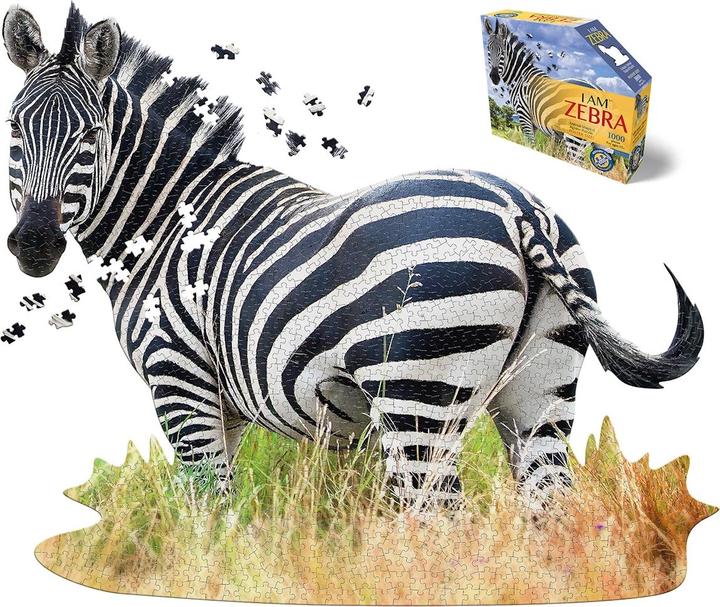 Actual product image Madd Capp Contour puzzle zebra (1000 pieces)