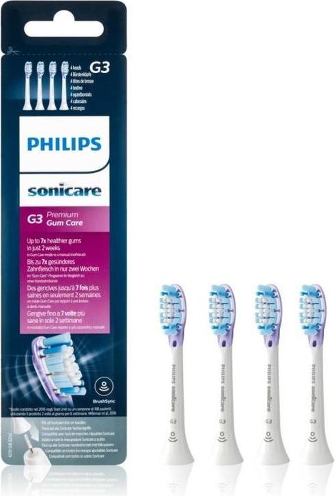 Immagine prodotto Philips Sonicare Spazzolino originale slip-on Premium GumCare confezione da 4 pz. (4 x)