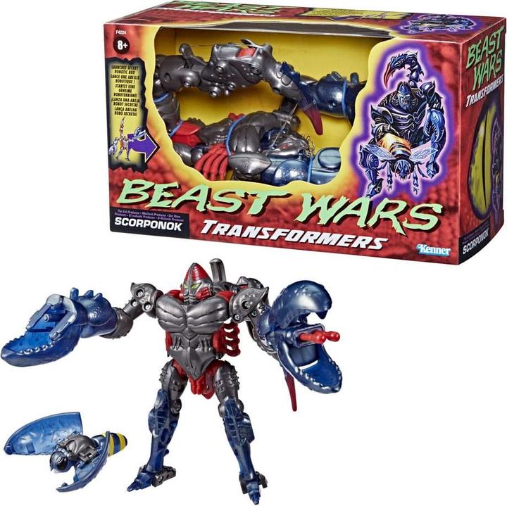 Actual product image Transformers Vintage Beast Wars Predacon Scorponok Collectible Action Figure - Adults and Kids
