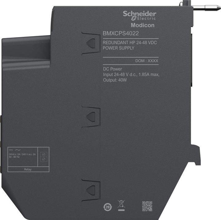 Produktbild Schneider Electric M580S NETZTEIL 24/48VDC REDUNDANT BMXCPS4022S
