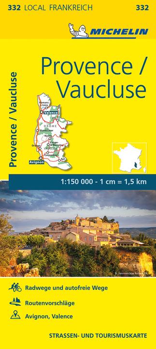 Produktbild Michelin Karte Provence, Vaucluse