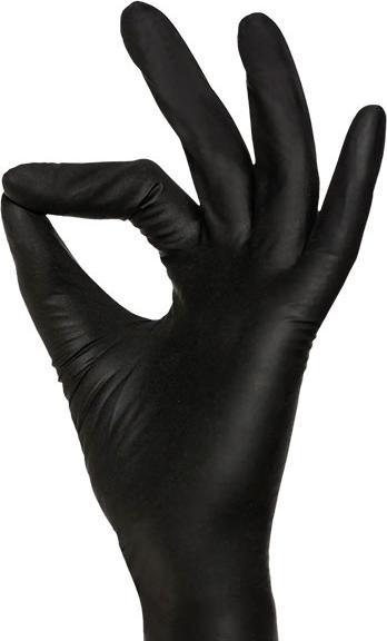 Actual product image Med-Comfort Style Handschuhe Puderfrei Schwarz (L)