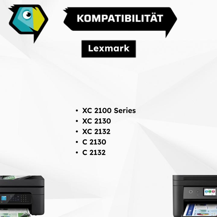 Image du produit Inkadoo Toner compatible avec Lexmark 24B6009 toner, magenta Magenta (M)