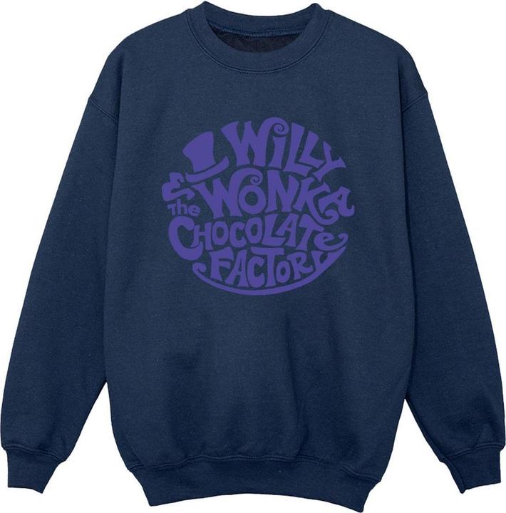 Immagine prodotto Willy Wonka & the Chocolate Factory Typed Logo Felpa Ragazzi (152, 158)