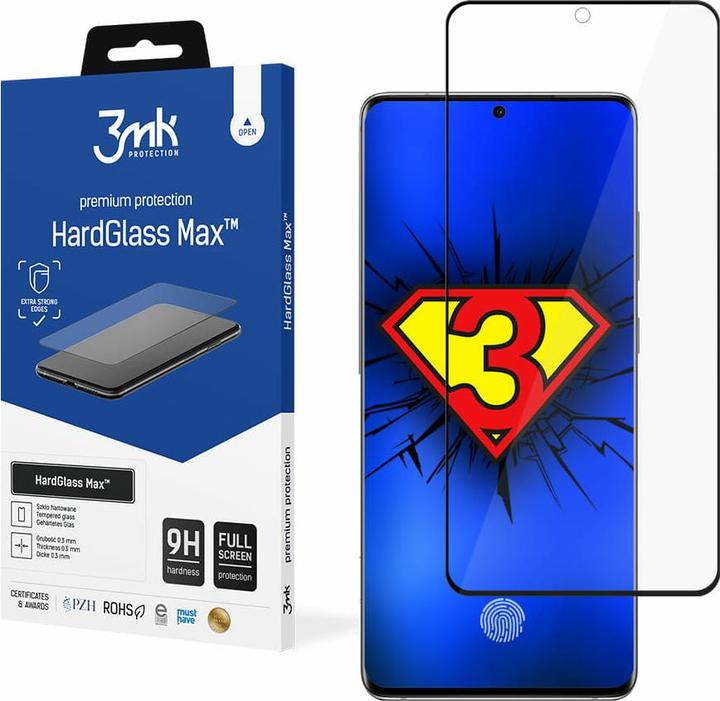 Actual product image 3MK Hardglass Max screen protector (1 Piece, Samsung Galaxy S20 Ultra)