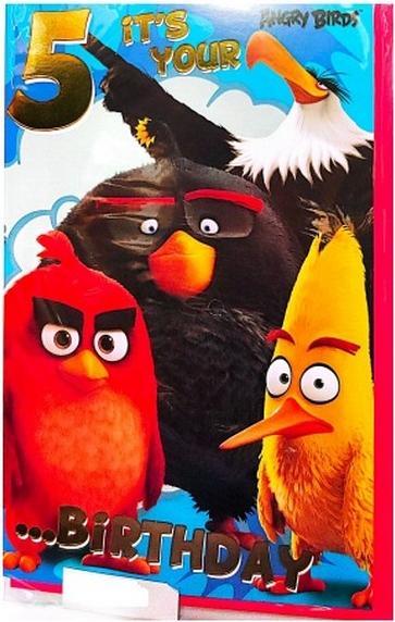 Actual product image Air Val International 5th Birthday Greetings Card (1 pcs.)