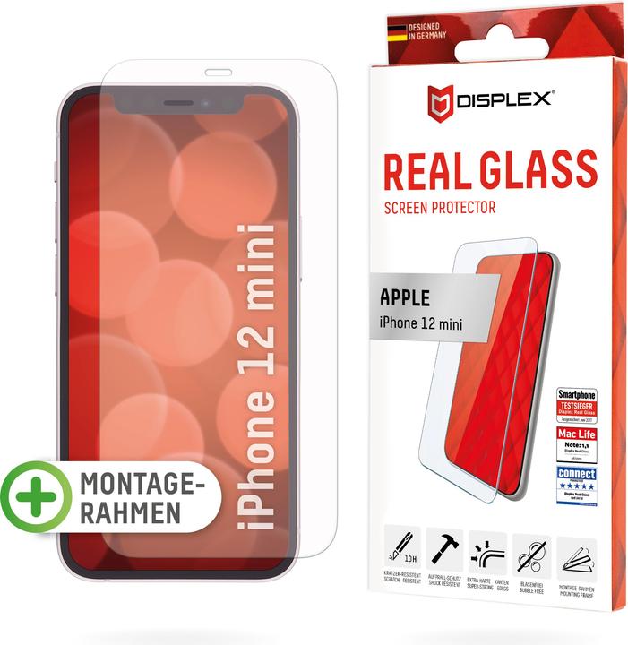 Image du produit Displex Real Glass, 2D Panzerglas (1 pièce(s), Apple iPhone 12 mini)