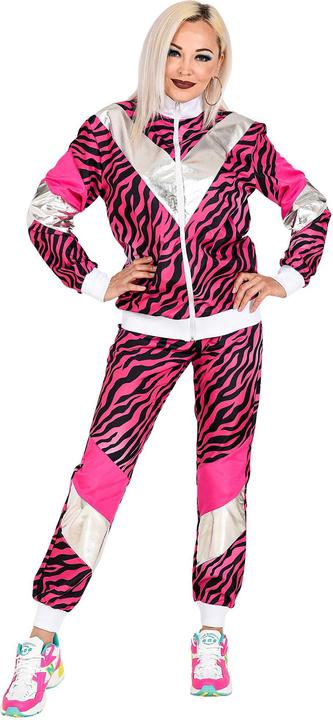 Produktbild Widmann 80er Jahre - Pinker Tiger Trainingsanzug (S)