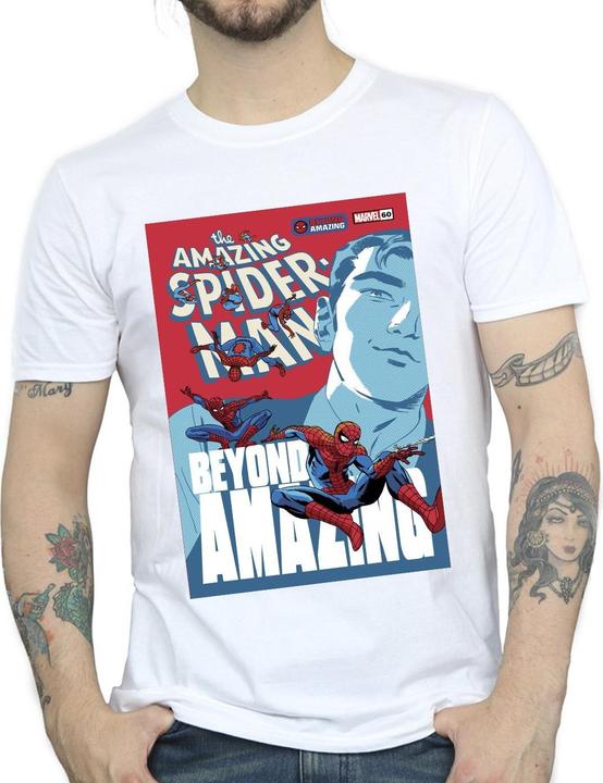 Image du produit - T-shirt SPIDER-MAN BEYOND AMAZING COVER - Homme (L)