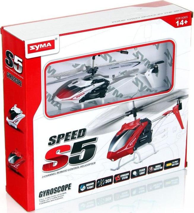 Actual product image Syma S5 3CH RC defective