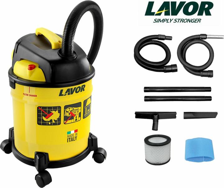Actual product image Lavor Odkurzacz Warszta.Freddy 4in1 20l Stalowy Zbiornik żółty (Wet dry vacuum cleaner)
