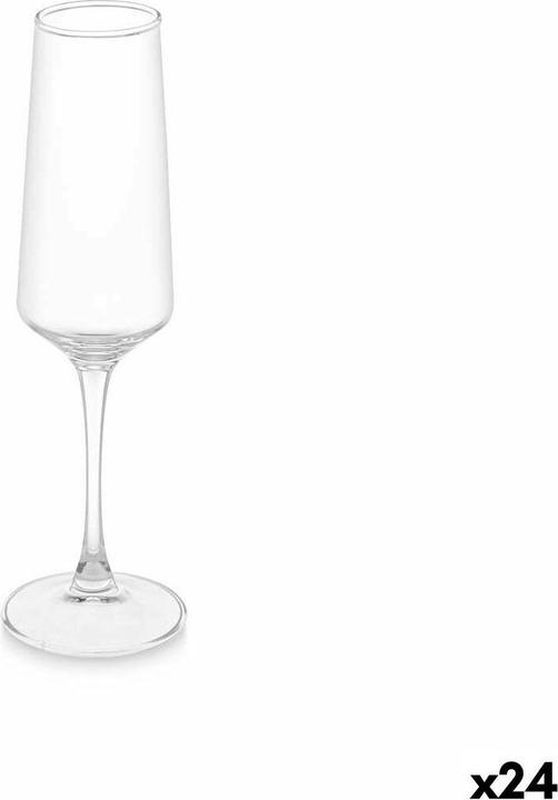 Vivalto glass jar 250 ml (24 pieces) (25 cl, 24 Glasses, Champagne glasses)