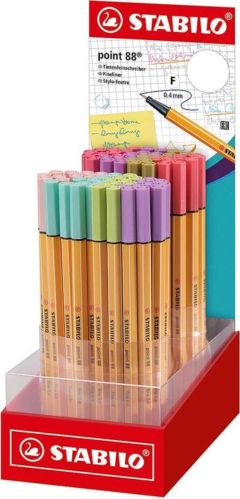 Actual product image STABILO Fine point pen 'point 88' 80s display (Orange, 80 x)