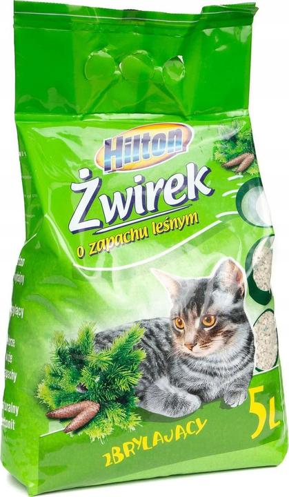 Produktbild Hilton Bentonit klumpendes Waldkatzenstreu - 5 l (Klumpend, 4.90 kg)