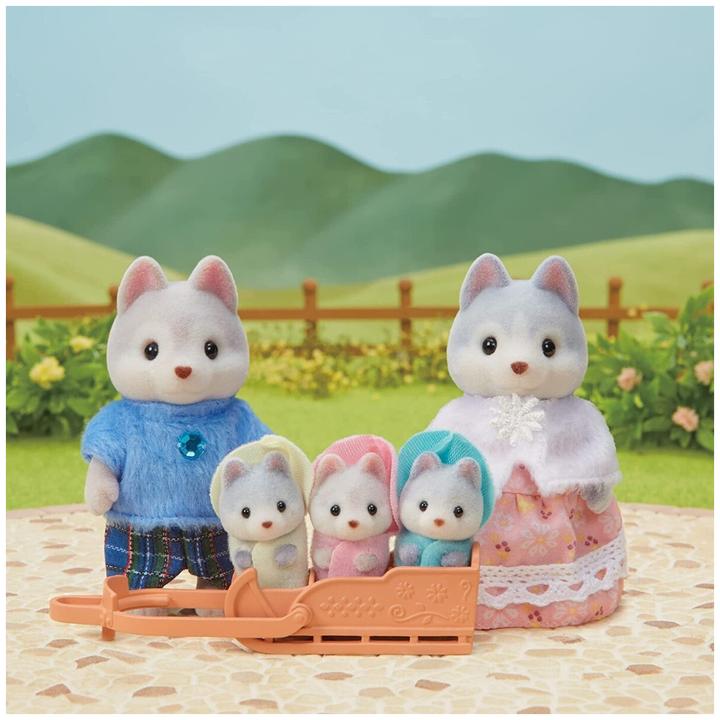 Actual product image Sylvanian Families sf family husky