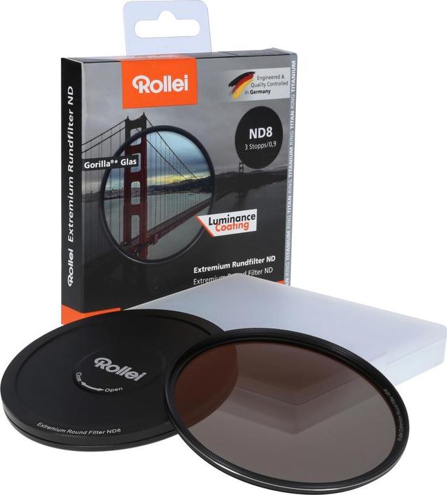 Produktbild Rollei F:X Pro Rundfilter CPL 82 mm (82 mm, ND- / Graufilter, 52 mm)