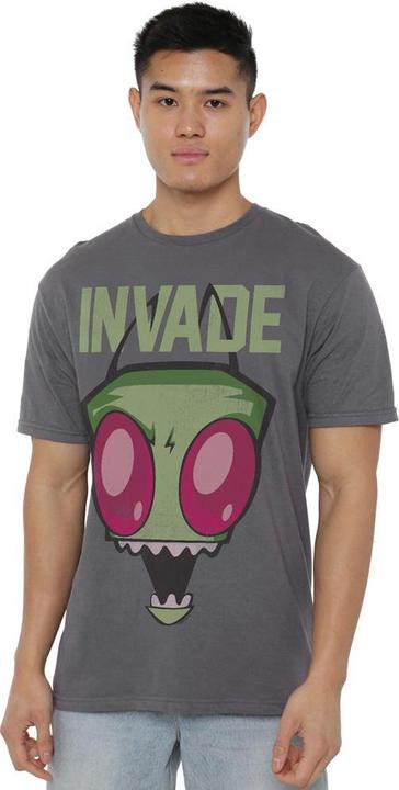 Actual product image Invader Zim Mens Invade T-Shirt (4XL)