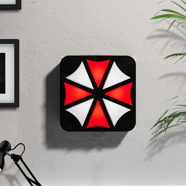 Actual product image Numskull Resident Evil Umbrella Corporation - 3D wall light