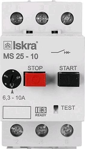 Produktbild Iskra IE3 Motorschutzschalter konform MS25 6,3