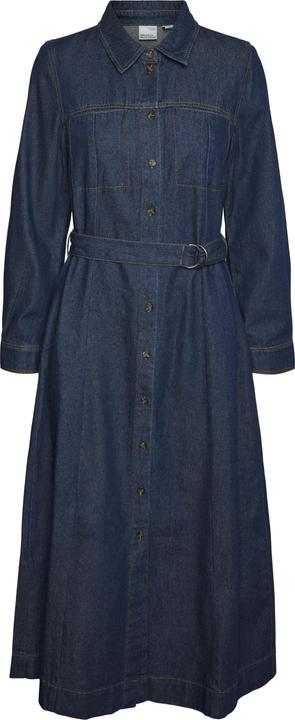 Vero Moda VMVIO Langes Kleid Jeanskleid (S)