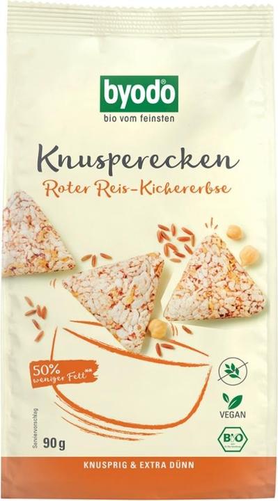 Byodo Knusperecken Roter Reis-Kichererbse /glf (90 g)