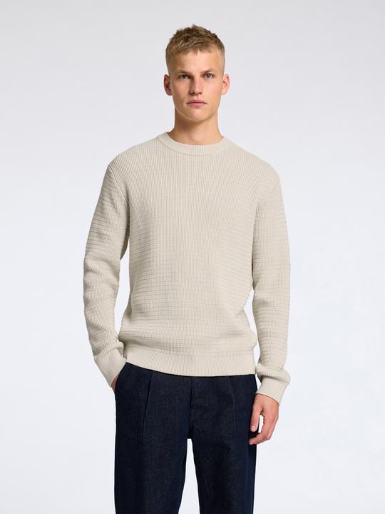 Produktbild Selected Homme Slhtheo Ls Knit Structure Crew Neck (L)