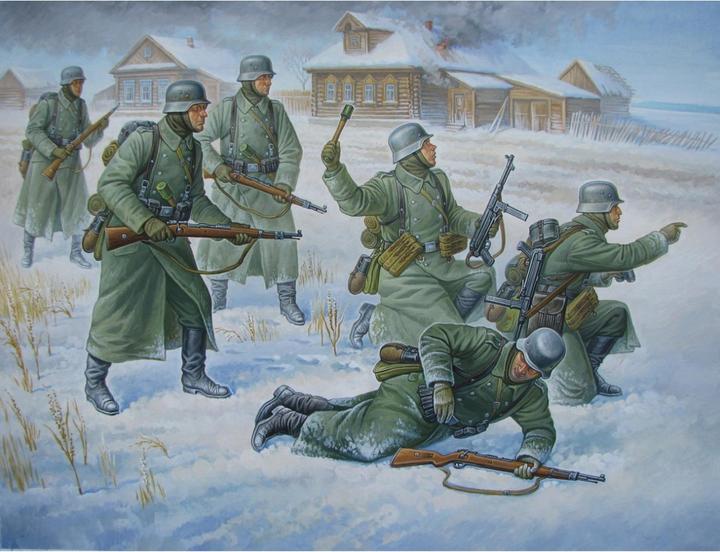 Produktbild Tamiya 1:72 Deutsche Infanterie (Winteruniform)