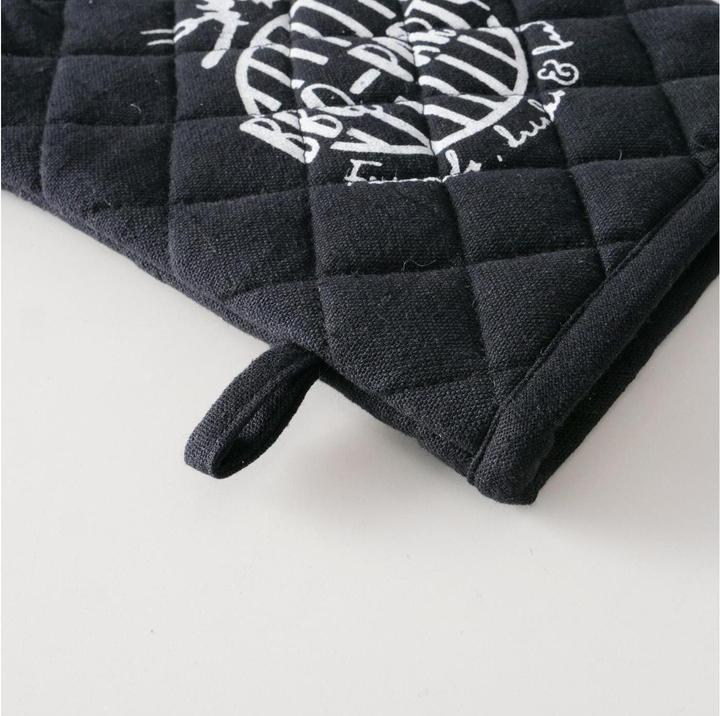 Image du produit Boltze Home Boltze Küchenhandschuh BBQ Schwarz, Grösse: Universalgrösse (50% coton, 50% polyester)
