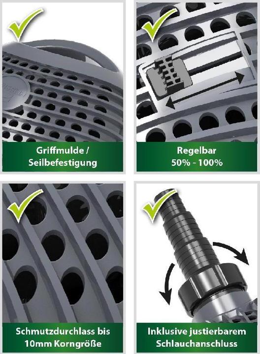Produktbild Heissner Pumpe Aqua Craft 10000 l/h, 95W, Produktart: Filter