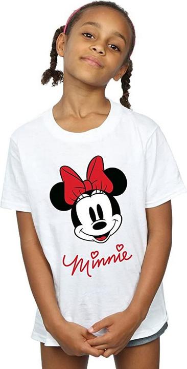 Immagine prodotto Disney T-shirt in cotone per bambine con visiera di Minnie Mouse (140, 146)