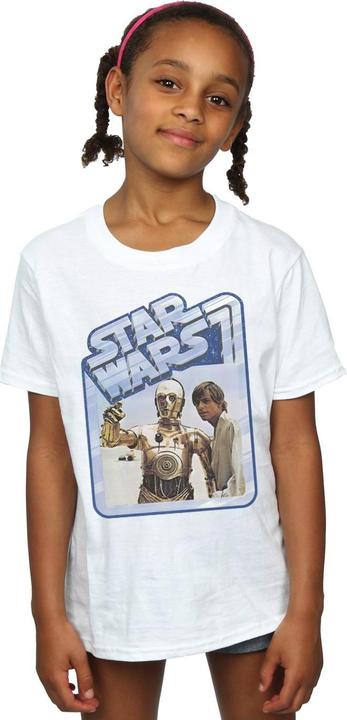 Produktbild Star Wars Luke Skywalker And C3PO TShirt Mädchen (116)