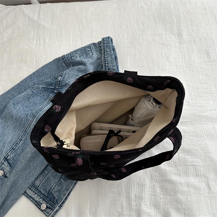Produktbild Only-Bags.Store Grosse Kapazität Mode Casual Tote Bag, süsse Umhängetasche mit einfachem Tragegriff, vielseitige