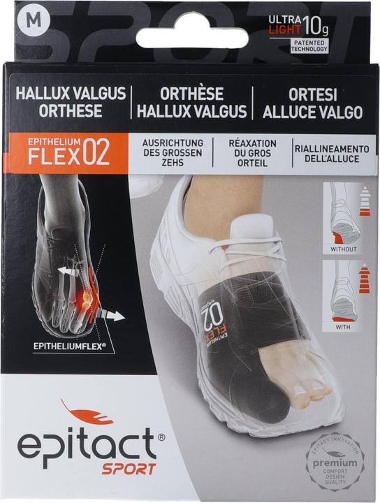 Produktbild Epitact Sport Hallux Valgus Orthese EpitheliumFlex 02, Gr. M (M)