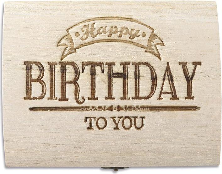 Actual product image Roost Happy Birthday (22 x 19 x 8 cm)