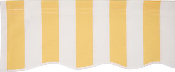 Produktbild Swisshandel24 Ersatz-Bezug für Markise T791, Gelenkarmmarkise Ersatzbezug Sonnenschutz, 4,5x3m Acryl gelb-weiss (4.50 m)