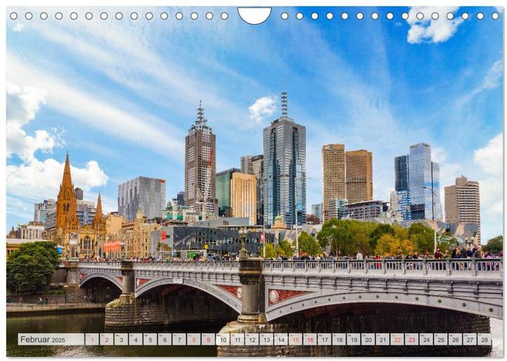 Produktbild Australien Metropolen (Wandkalender 2025 DIN A4 quer), Monatskalender (A4, Deutsch)