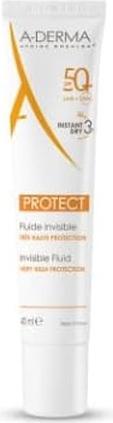 Image du produit A-Derma Crème PROTECT SPF50+ (Crème solaire visage, SPF 50+, 40 ml, 59 g)