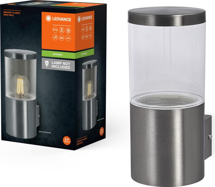 Produktbild Ledvance Endura Classic Ebro Wall E27 Stainless Steel (E27, IP44)