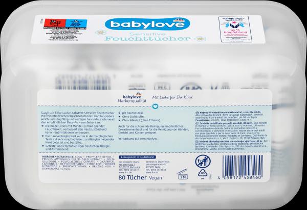 Produktbild dm babylove Sensitive (80 Stück)