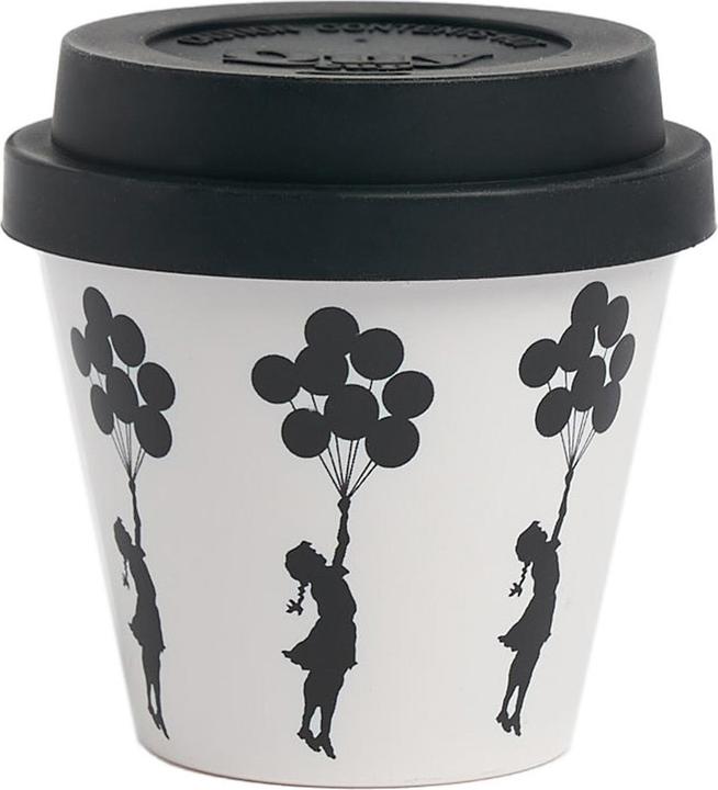 Actual product image Quycup Espresso Cup FLYING BALLOONS GIRL (90 ml, 2 x)