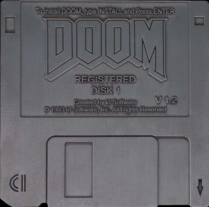 Produktbild Fanattik Doom Eternal réplique Floppy Disc Limited Edition
