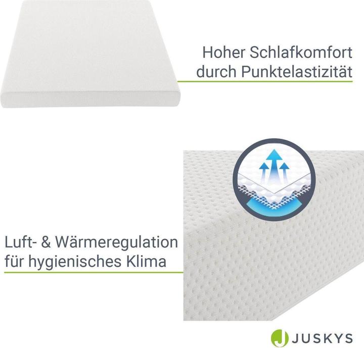 Immagine prodotto Juskys Kaltschaummatratze (80 x 160 cm, Nucleo di schiuma)