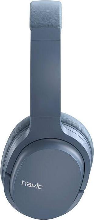 Actual product image Havit I62 Bluetooth Headphone (Deep Blue) (14 h, Cable)