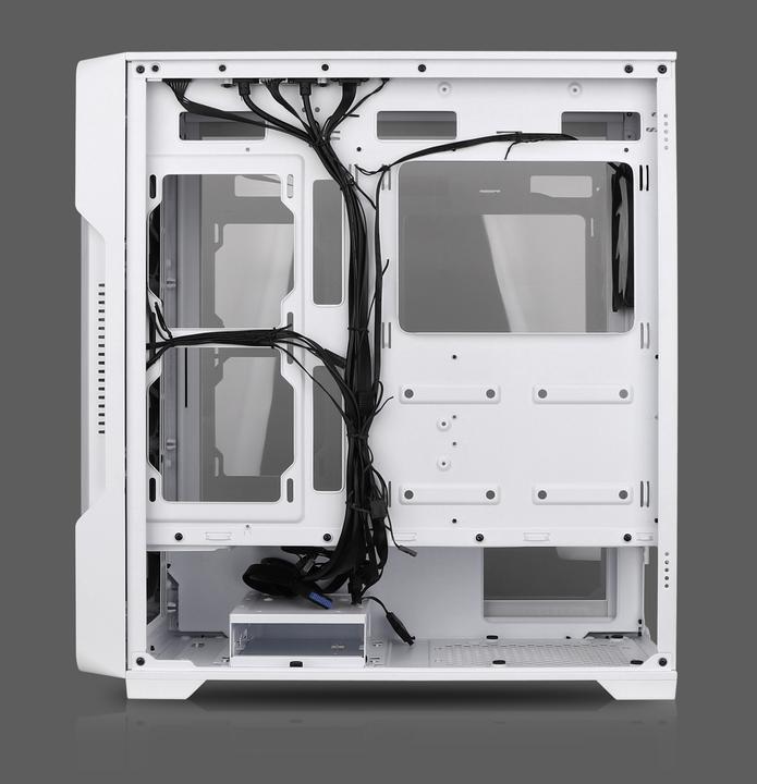 Actual product image Nanoxia Go MIDI DS-9G-W ARGB White - USB-C - TG (mATX, ITX, ATX, E-ATX)